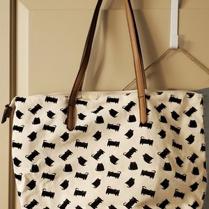 Sonoma Black Cat Canvas Tote Bag